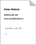 FT Perfiles Policarbonato Glanze