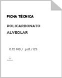 FT Policarbonato Alveolar Glanze
